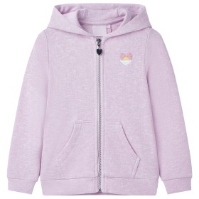 Child's hoodie with lilac zipper and hood, size 140. by , Kids T-shirts - Ref: Foro24-10988, Price: 14,99 €, Discount: %