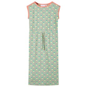 Vestido infantil verde menta viejo 104 de , Vestidos de niños - Ref: Foro24-11310, Precio: 12,99 €, Descuento: %