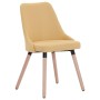 Dining chairs 2 units yellow fabric by vidaXL, dining chairs - Ref: Foro24-283632, Price: 119,97 €, Discount: %