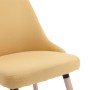 Dining chairs 2 units yellow fabric by vidaXL, dining chairs - Ref: Foro24-283632, Price: 119,97 €, Discount: %