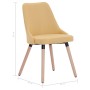 Dining chairs 2 units yellow fabric by vidaXL, dining chairs - Ref: Foro24-283632, Price: 119,97 €, Discount: %