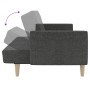 Dark gray 2-seater sofa bed by , Sofas - Ref: Foro24-375785, Price: 249,13 €, Discount: %