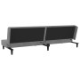 Sofá cama de 2 plazas con dos almohadas terciopelo gris claro de , Sofás - Ref: Foro24-375910, Precio: 227,67 €, Descuento: %