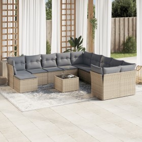 Garden sofa set 12 pieces and brown synthetic rattan cushions by , Garden sets - Ref: Foro24-3250458, Price: 817,25 €, Discou...