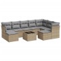 Set Gartensofas mit beigen Kissen 10 Stück synthetisches Rattan von , Gartensets - Ref: Foro24-3250418, Preis: 696,46 €, Raba...