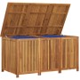 Garten-Aufbewahrungsbox aus massivem Akazienholz 150x80x75 cm von , Aufbewahrungsboxen für den Außenbereich - Ref: Foro24-319...