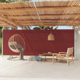 Red garden retractable side awning 200x600 cm by , Umbrellas - Ref: Foro24-317973, Price: 115,99 €, Discount: %