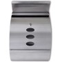 Rounded stainless steel mailbox by , mailboxes - Ref: Foro24-50351, Price: 45,36 €, Discount: %