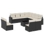 Set de sofás de jardín 12 piezas cojines ratán sintético negro de , Sofás modulares de exterior - Ref: Foro24-3251473, Precio...