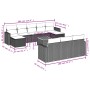 11-piece garden sofa set and black synthetic rattan cushions by , Modular outdoor sofas - Ref: Foro24-3224341, Price: 636,82 ...