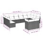 12-piece garden sofa set with gray synthetic rattan cushions by , Garden sets - Ref: Foro24-3218430, Price: 740,76 €, Discoun...