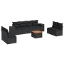 8-piece garden sofa set and black synthetic rattan cushions by , Garden sets - Ref: Foro24-3257735, Price: 567,76 €, Discount: %