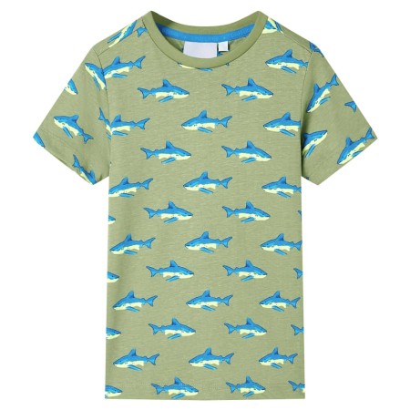 Light khaki children's t-shirt 104 by , Kids T-shirts - Ref: Foro24-12300, Price: 8,99 €, Discount: %