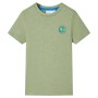 Camiseta infantil caqui claro 128 de , Camisetas para niños - Ref: Foro24-12342, Precio: 7,99 €, Descuento: %