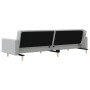 Sofá cama de 2 plazas con dos almohadas tela gris claro de , Sofás - Ref: Foro24-375899, Precio: 251,34 €, Descuento: %