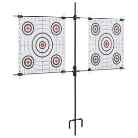 Target shooting paper holder and shooting papers 78x76 cm by vidaXL, Shooting targets - Ref: Foro24-91935, Price: 19,99 €, Di...