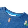 Camiseta infantil azul oscuro mélange 128 de , Camisetas para niños - Ref: Foro24-12232, Precio: 10,20 €, Descuento: %