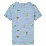 Camiseta infantil azul mélange 116 de , Camisetas para niños - Ref: Foro24-12226, Precio: 8,66 €, Descuento: %