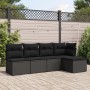 5-teiliges Gartenmöbel-Set und schwarze synthetische Rattankissen von , Gartensets - Ref: Foro24-3217515, Preis: 286,67 €, Ra...