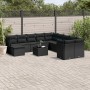 Gartensofa-Set 12-teilig mit schwarzen synthetischen Rattankissen von , Gartensets - Ref: Foro24-3250454, Preis: 838,51 €, Ra...