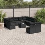 Garden sofa set 12 pieces with black synthetic rattan cushions by , Garden sets - Ref: Foro24-3218355, Price: 660,70 €, Disco...