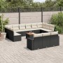 14-piece garden sofa set with black synthetic rattan cushions by , Modular outdoor sofas - Ref: Foro24-3224362, Price: 861,94...