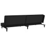 Sofá cama de 2 plazas con dos almohadas terciopelo negro de , Sofás - Ref: Foro24-375915, Precio: 219,60 €, Descuento: %