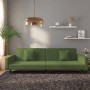 Sofá cama de 2 plazas con dos almohadas terciopelo verde oscuro de , Sofás - Ref: Foro24-375920, Precio: 246,42 €, Descuento: %