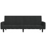 2-Sitzer-Schlafsofa aus schwarzem Samt von , Sofas - Ref: Foro24-375780, Preis: 248,12 €, Rabatt: %