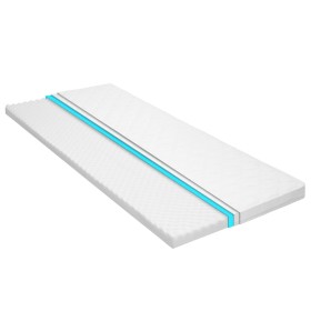 Mattress topper 90x200 cm cold gel foam 6 cm egg profile by vidaXL, Mattress covers - Ref: Foro24-282769, Price: 92,99 €, Dis...