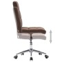 Dining chairs 2 units brown fabric by vidaXL, dining chairs - Ref: Foro24-283582, Price: 90,35 €, Discount: %