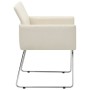 Dining chairs 6 units white linen look fabric by , dining chairs - Ref: Foro24-275583, Price: 632,99 €, Discount: %