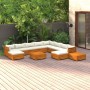 Garden furniture and cushions set 12 pieces solid acacia wood by , Garden sets - Ref: Foro24-3087296, Price: 1,00 €, Discount: %