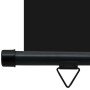 Black balcony side awning 65x250 cm by , Umbrellas - Ref: Foro24-48400, Price: 57,72 €, Discount: %