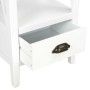 Shelving unit with 1 white MDF drawer 40x30x170 cm by , Bookcases and shelves - Ref: Foro24-280034, Price: 227,99 €, Discount: %