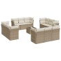 Set sofás de jardín con cojines 13 pzas ratán sintético beige de , Conjuntos de jardín - Ref: Foro24-3217338, Precio: 1,00 €,...