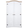 Armario madera de pino Mexicano estilo Corona blanco 2 puertas de vidaXL, Armarios roperos - Ref: Foro24-282620, Precio: 395,...