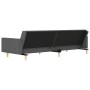 Sofá cama de 2 plazas con dos almohadas tela gris claro de , Sofás - Ref: Foro24-375799, Precio: 266,91 €, Descuento: %