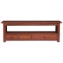 Solid mahogany wood TV stand in brown, 120x30x40 cm by vidaXL, TV Furniture - Ref: Foro24-283839, Price: 196,87 €, Discount: %