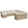 12-piece garden sofa set and brown synthetic rattan cushions by , Garden sets - Ref: Foro24-3218628, Price: 904,75 €, Discoun...