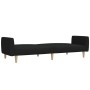 2 seater black fabric sofa bed by , Sofas - Ref: Foro24-375786, Price: 247,98 €, Discount: %