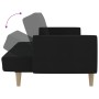 2 seater black fabric sofa bed by , Sofas - Ref: Foro24-375786, Price: 247,98 €, Discount: %