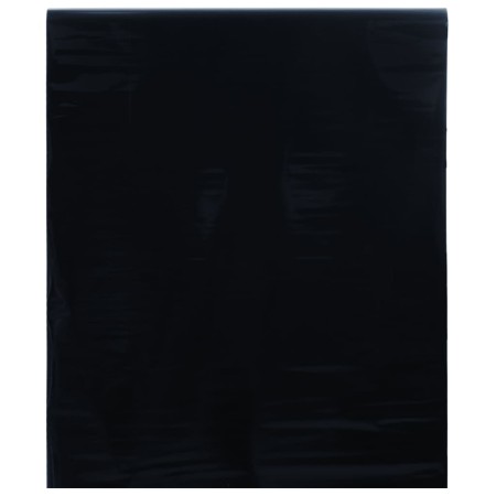 Lámina de ventana esmerilada estática PVC negro 45x1000 cm de , Láminas para ventana - Ref: Foro24-155830, Precio: 14,23 €, D...