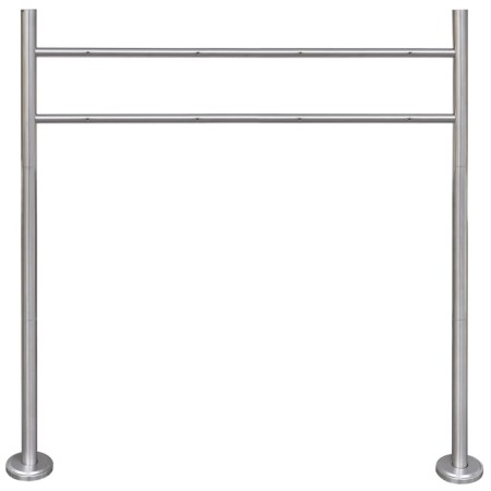 Soporte de acero inoxidable para 2 buzones de exterior de , Postes para buzones - Ref: Foro24-50355, Precio: 57,20 €, Descuen...