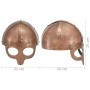 Réplica de casco vikingo antiguo LARP acero cobre de , Armas coleccionables - Ref: Foro24-286235, Precio: 57,64 €, Descuento: %