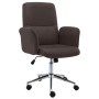 Silla de oficina de tela marrón de vidaXL, Sillas de oficina - Ref: Foro24-283546, Precio: 95,00 €, Descuento: %