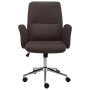 Silla de oficina de tela marrón de vidaXL, Sillas de oficina - Ref: Foro24-283546, Precio: 95,00 €, Descuento: %