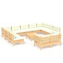 Gartenmöbel 12 Stück Kissen aus massivem Kiefernholz von , Gartensets - Ref: Foro24-3097265, Preis: 923,30 €, Rabatt: %