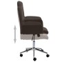 Silla de oficina de tela marrón de vidaXL, Sillas de oficina - Ref: Foro24-283546, Precio: 95,00 €, Descuento: %