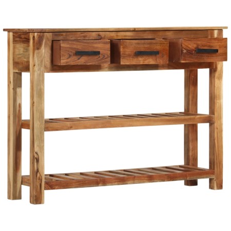 Sideboard with 3 drawers solid Sheesham wood 110x30x80 cm by , Sideboards - Ref: Foro24-246158, Price: 238,15 €, Discount: %